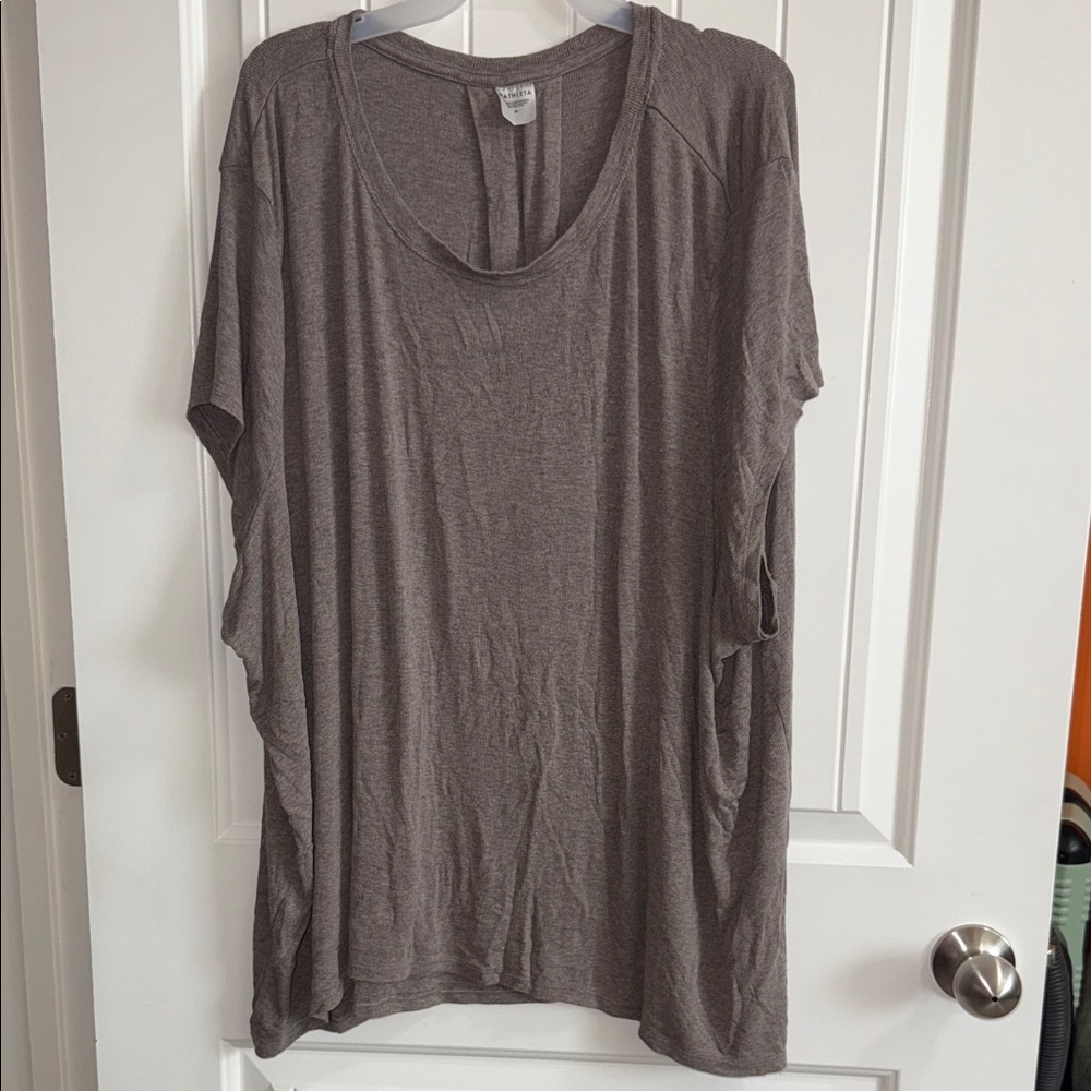 Athleta With Ease Rib Shirt